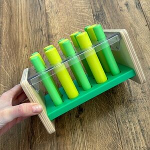 Lovevery Wooden Posting Stand from The Companion Play Kit for Months 22 - 24